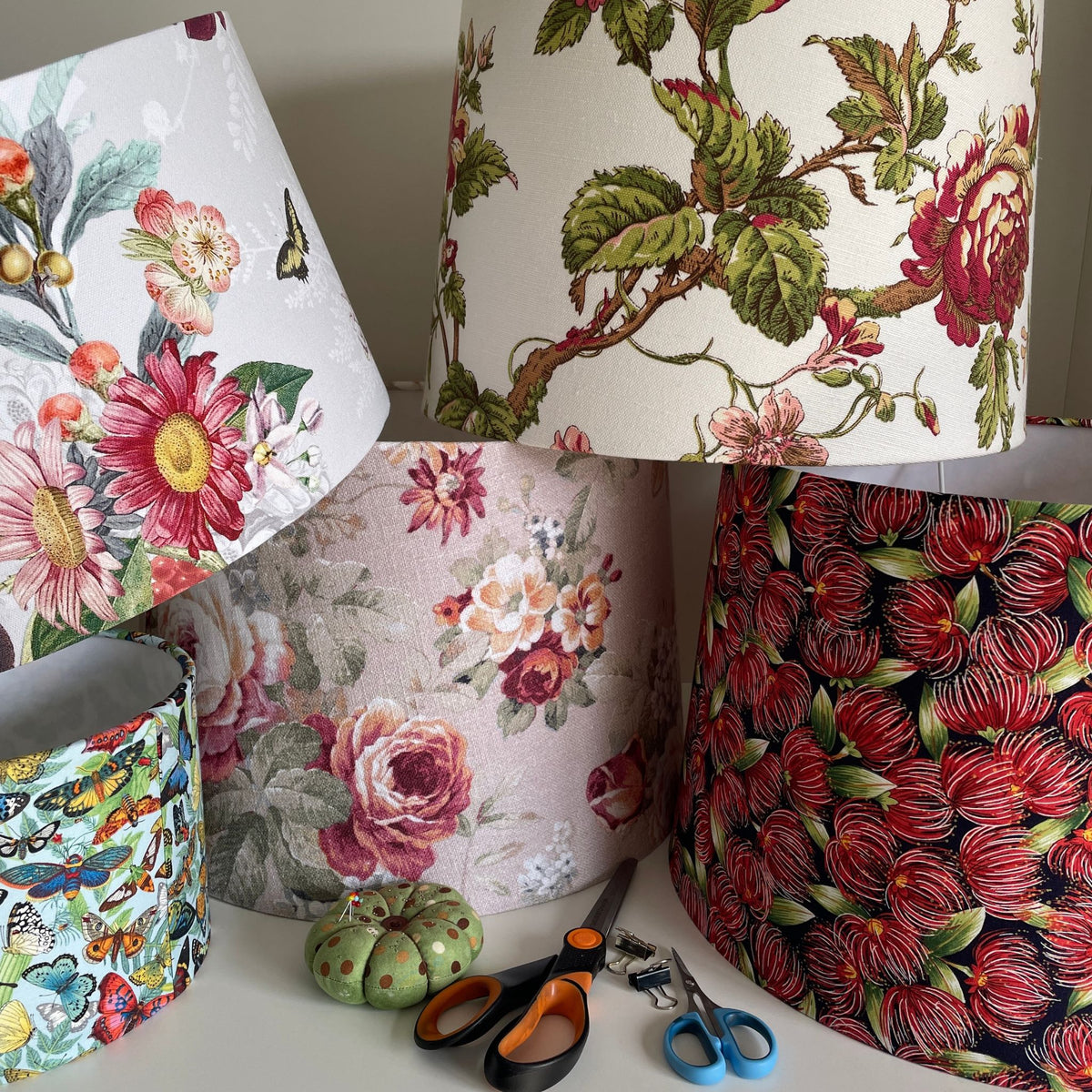 Fabric Lampshades, Made to Order