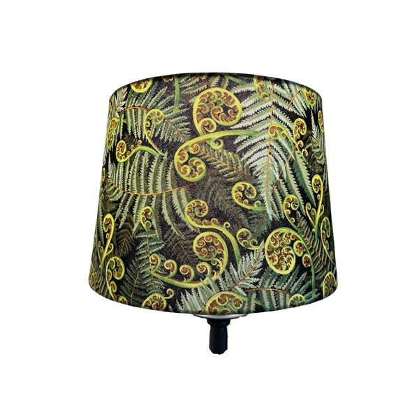 Kiwiana fabric lamp shade hand crafted by shades at grays, new zealand