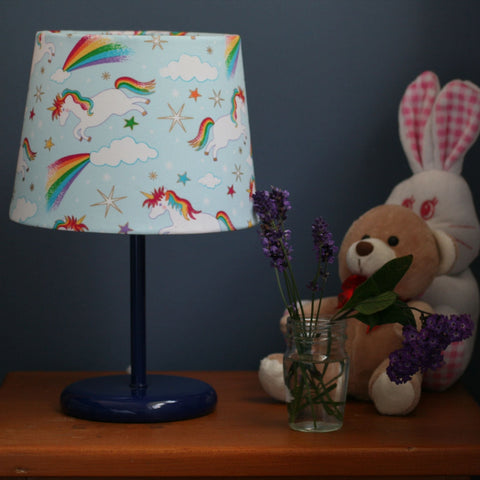 Shades at Grays Childrens lampshade Unicorn lampshade handcrafted lighting made in new zealand