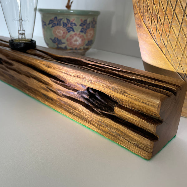 Shades at Grays Edison Lamp Edison Table Lamp - Telegraph Post #5 handcrafted lighting made in new zealand