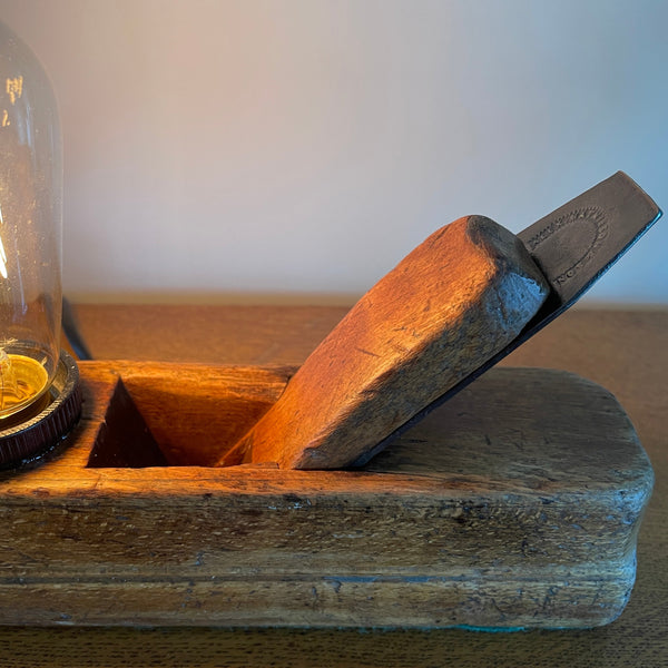 Shades at Grays Edison Lamp Edison Timber Table Lamp - Wood plane series #40 handcrafted lighting made in new zealand