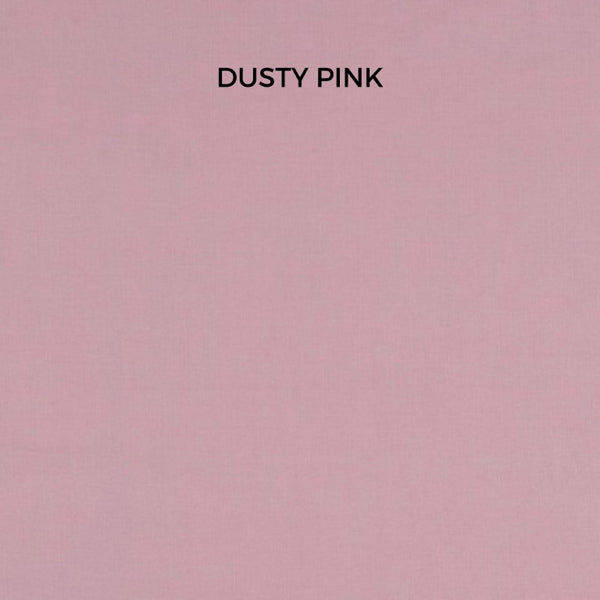 Swatch of 'dusty pink' solid colour for bespoke lampshades by shades at grays