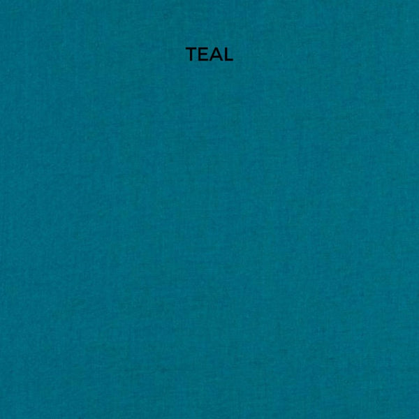 Solid teal color swatch for custom made lampshades by shades at grays