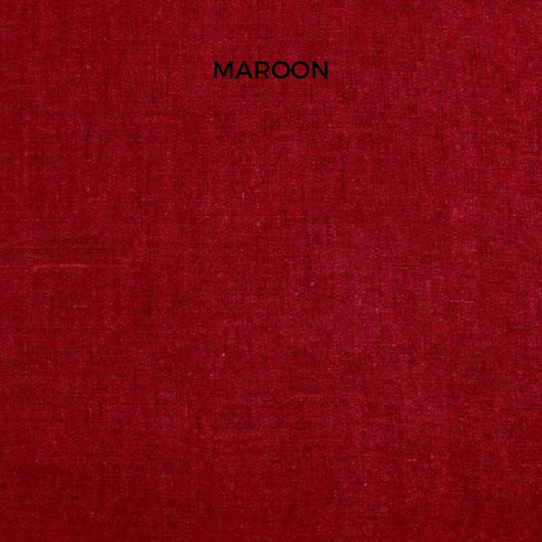 Swatch of 'maroon' solid colour for bespoke lampshades by shades at grays