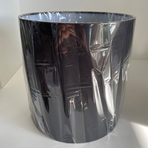 Black fabric lampshade 20cm x 21 cm