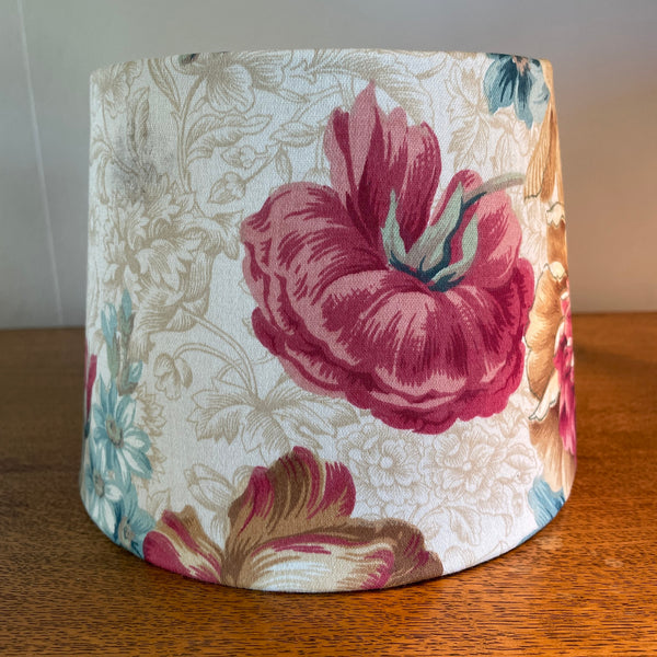 Small tapered handcrafted lampshade 