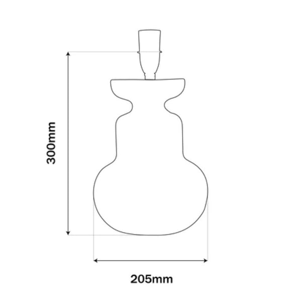 Java wood lamp | Medium Drum Lampshade