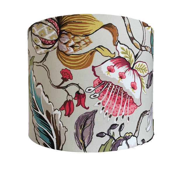 Hand crafted fabric lamp shade by shades at grays in new zealand