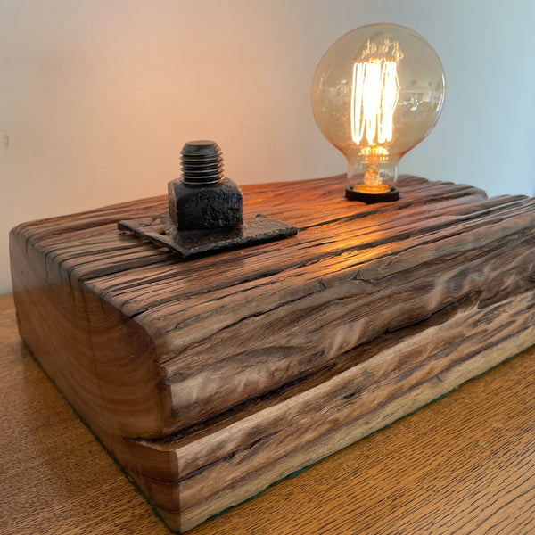 Large Wood Table Lamp | Eastbourne Wharf #196