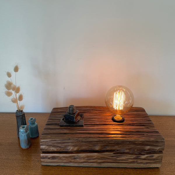 Large Wood Table Lamp | Eastbourne Wharf #196