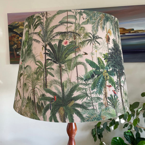 Jungle Palm Trees | Fabric Lamp Shade | Made in NZ