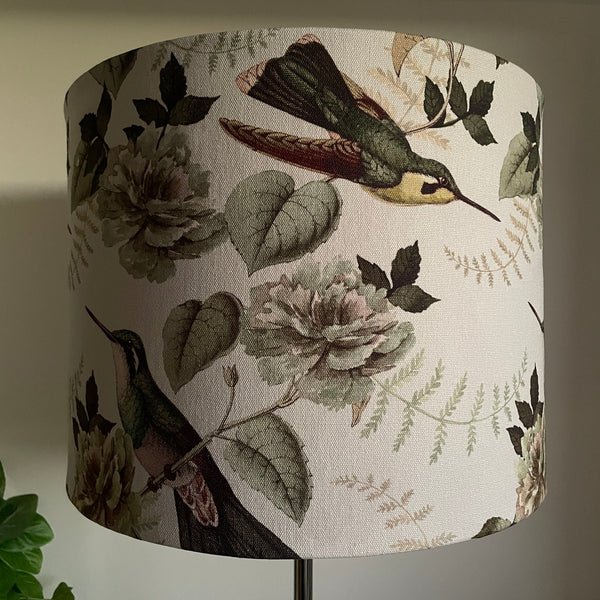 Hummingbird | Fabric Lamp Shade | Made in NZ
