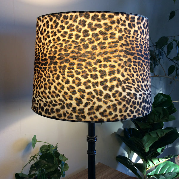 Leopard Print | Fabric Lampshade | Made in NZ