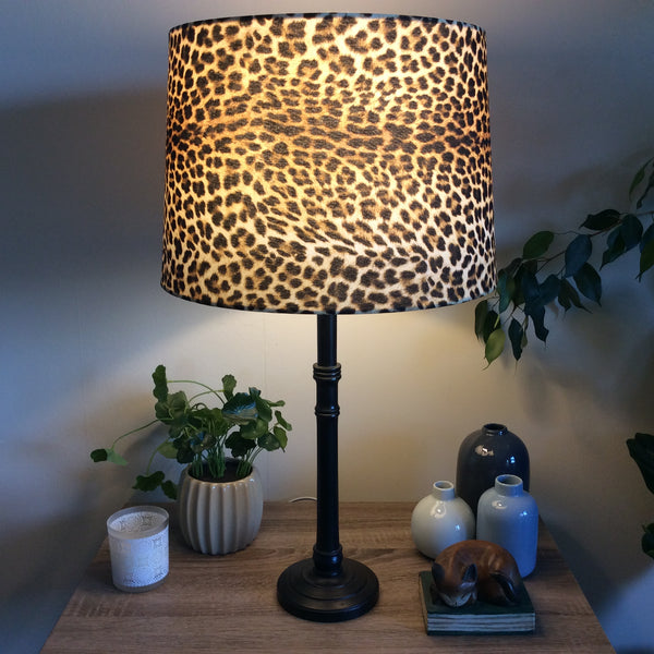 Leopard Print | Fabric Lampshade | Made in NZ