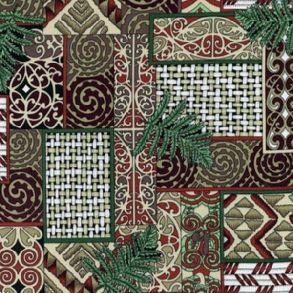 Shades at Grays Lampshades Māori design print lampshade handcrafted lighting made in new zealand