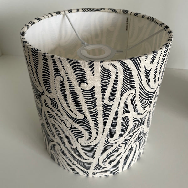 Ready-made Medium Cylinder lampshade | Ihi Fabric Pukepoto