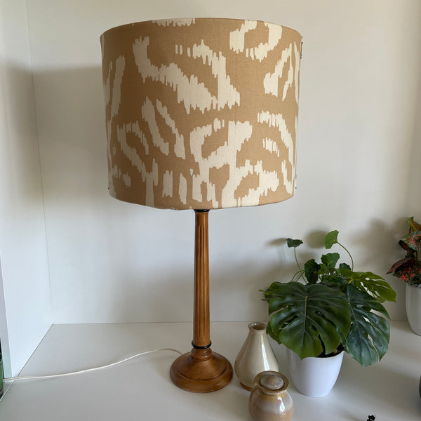 Golden Leopard Large | Fabric Lamp Shade | Made in NZ