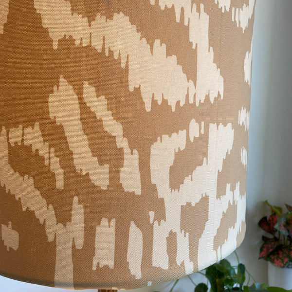 Golden Leopard Large | Fabric Lamp Shade | Handcrafted