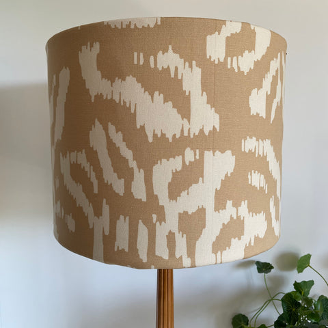 Golden Leopard Large | Fabric Lamp Shade | Handcrafted