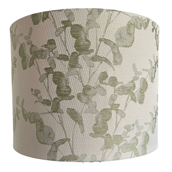 Large drum handcrafted fabric light shade, shades at grays, new zealand