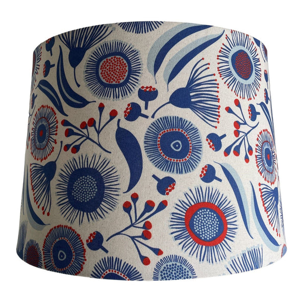 Large handcrafted fabric light shade, made by Shades at Grays, new zealand.