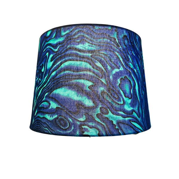 Shades at grays handcrafted small tapered fabric lamp shade.