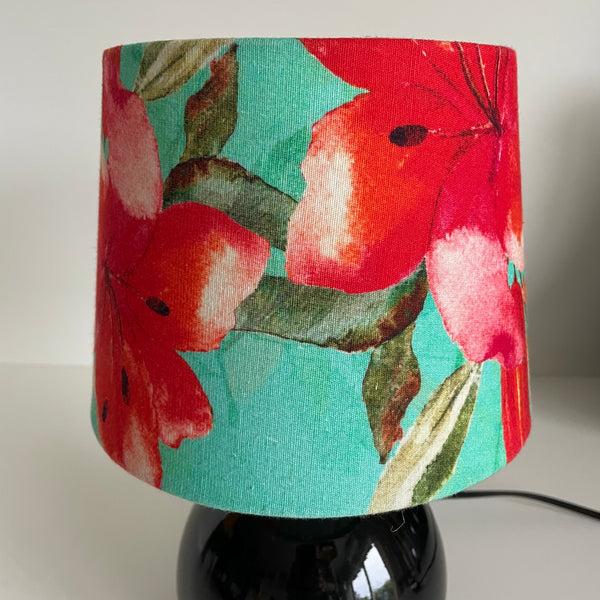 Ready-made Small Tropical Red Lampshade