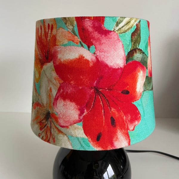 Ready-made Small Tropical Red Lampshade