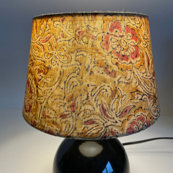 Ready-made SMALL Mustard Block lampshade