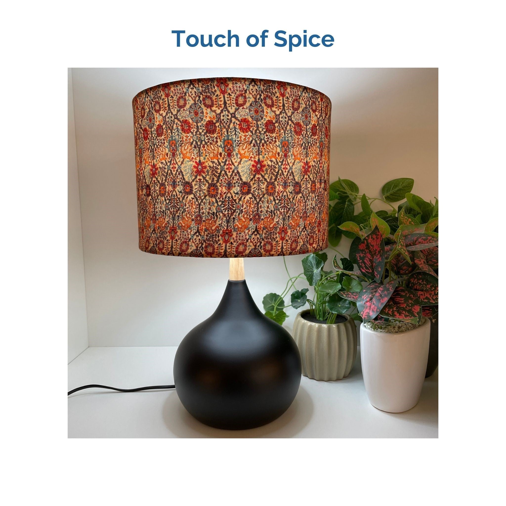 Black Touch lamp | 4 Lampshade Options | Custom Made – Shades at Grays
