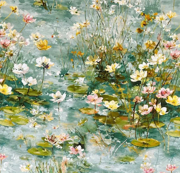 Monet-inspired Lily Pond | Bespoke Lampshades