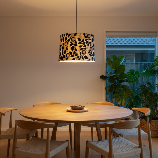 Graphic Bloom dining room lifestyle