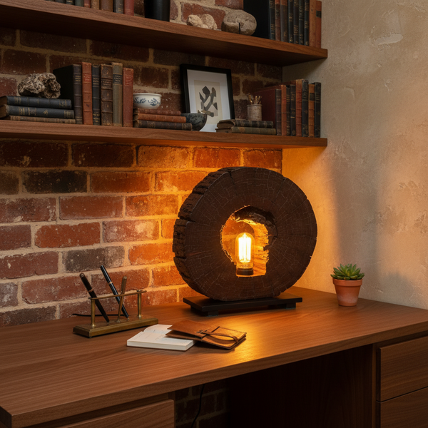 Jarrah Heritage Lamp – Study Lifestyle