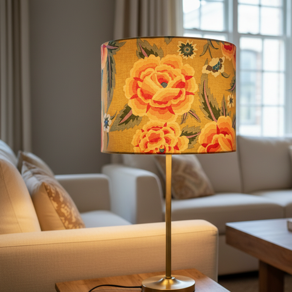 Lampshade in living room