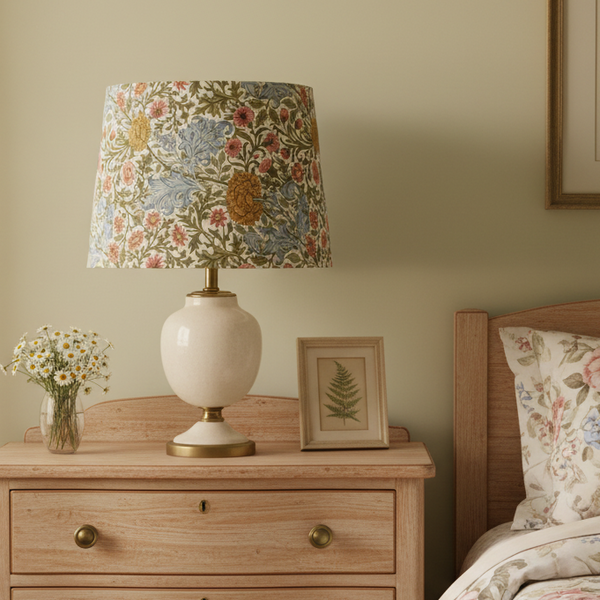 Morris Meadow Lamp in Bedroom