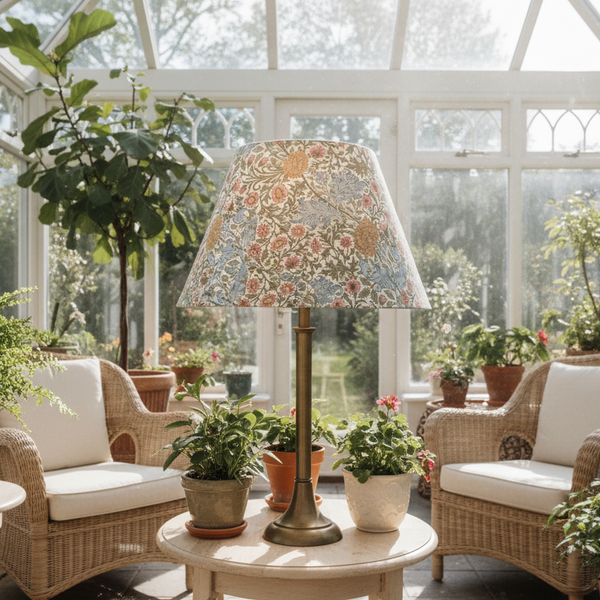 Morris Meadow Lamp in Garden Room