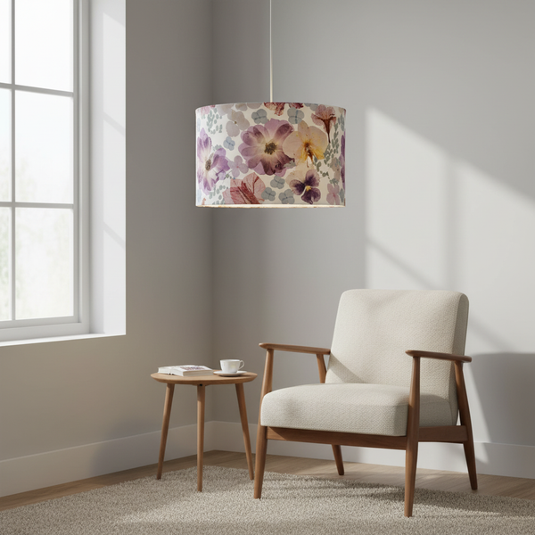 Pressed Flowers ceiling pendant lifestyle