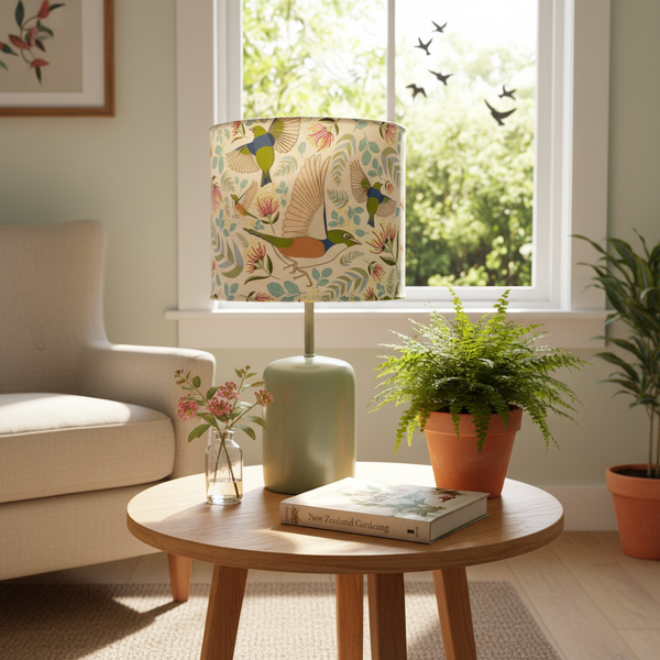 Tauhou Lampshade — Living Room Lifestyle