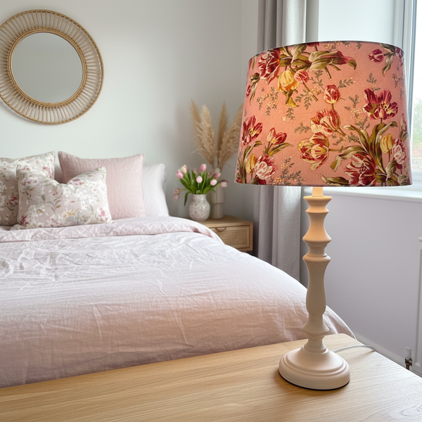 Tulip Bouquet pink bedroom lifestyle