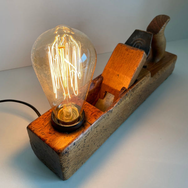 Shades at Grays Edison Lamp Edison Table Lamp - Wood plane series #45 Wooden Table Lamp | Handcrafted | Great Gift handcrafted lighting made in new zealand