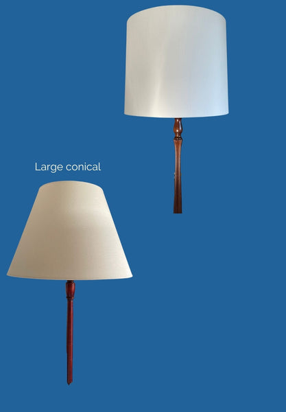 Shades at Grays Lampshades Wide Tapered Shade handcrafted lighting made in new zealand