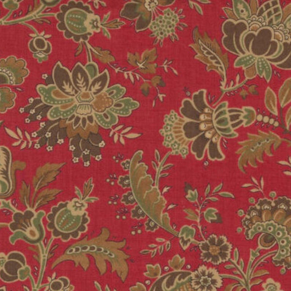 Close up of French General red fabric
