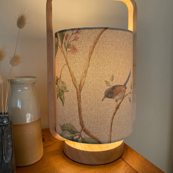 Shades at Grays Table lamp Bird on a branch table lamp handcrafted lighting made in new zealand