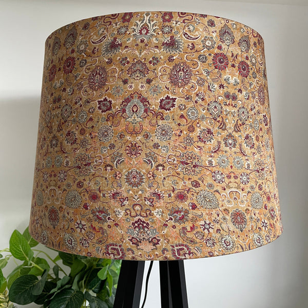 Shades at Grays Lampshades Eastern paisley fabric lampshade handcrafted lighting made in new zealand