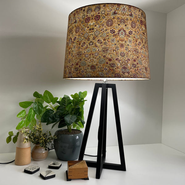 Shades at Grays Lampshades Eastern paisley fabric lampshade handcrafted lighting made in new zealand