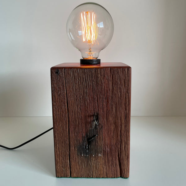 Shades at Grays Edison Lamp Edison Table Lamp - Telegraph Post #19 handcrafted lighting made in new zealand