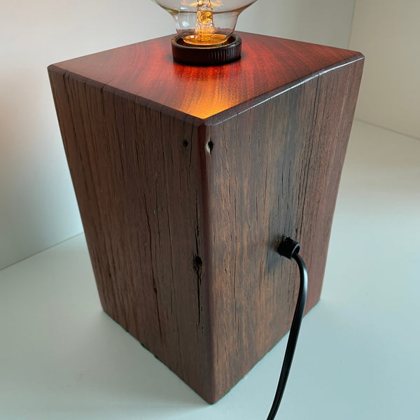 Shades at Grays Edison Lamp Edison Table Lamp - Telegraph Post #19 handcrafted lighting made in new zealand