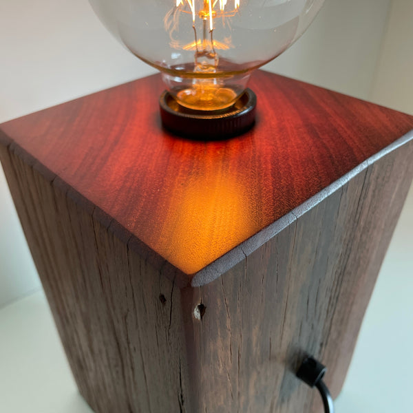 Shades at Grays Edison Lamp Edison Table Lamp - Telegraph Post #19 handcrafted lighting made in new zealand