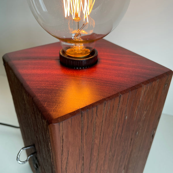 Shades at Grays Edison Lamp Edison Table Lamp - Telegraph Post #19 handcrafted lighting made in new zealand