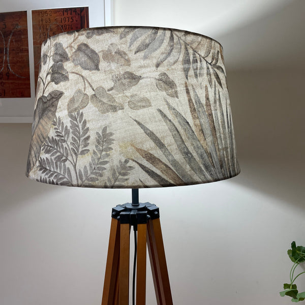 Shades at Grays Lampshades Autumnal leaves lampshade handcrafted lighting made in new zealand